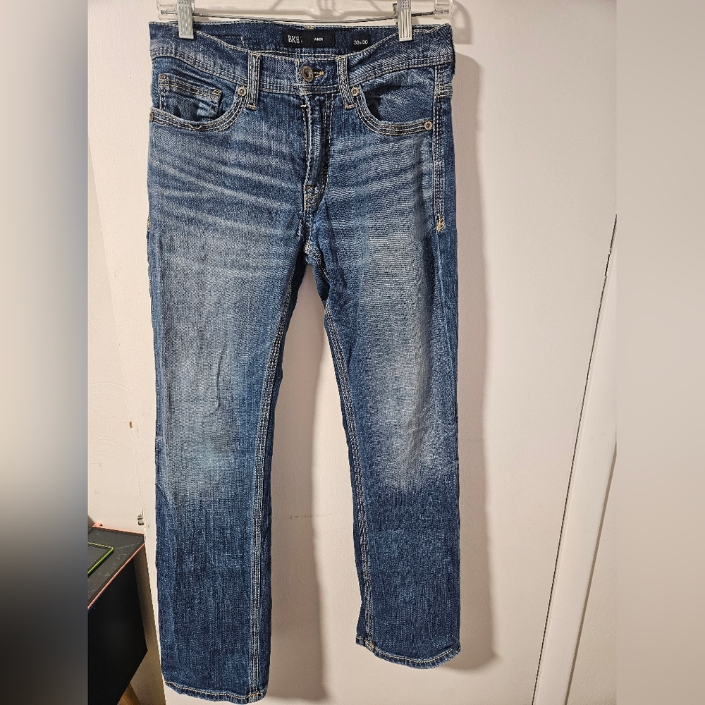 BKE Straight Fit Blue Jeans